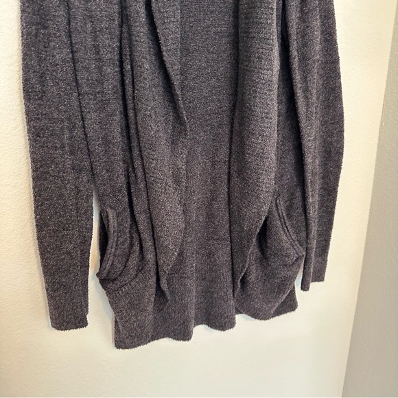 Barefoot Dreams CozyChic Lite Circle Cardigan Charcoal Gray Size XS/S Women's - Picture 5 of 8
